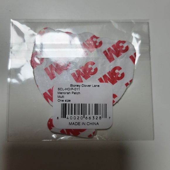 Stoney Clover Lane Menorah Patch Sticker NEW - Picture 3 of 4